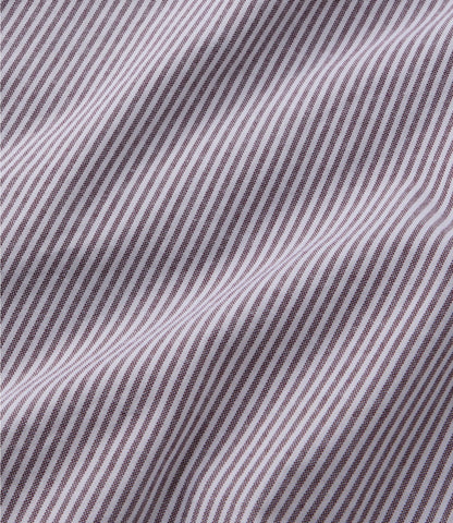 L.L.Bean Men's Comfort Stretch Oxford Shirt, Slightly Fitted Untucked Fit, Stripe