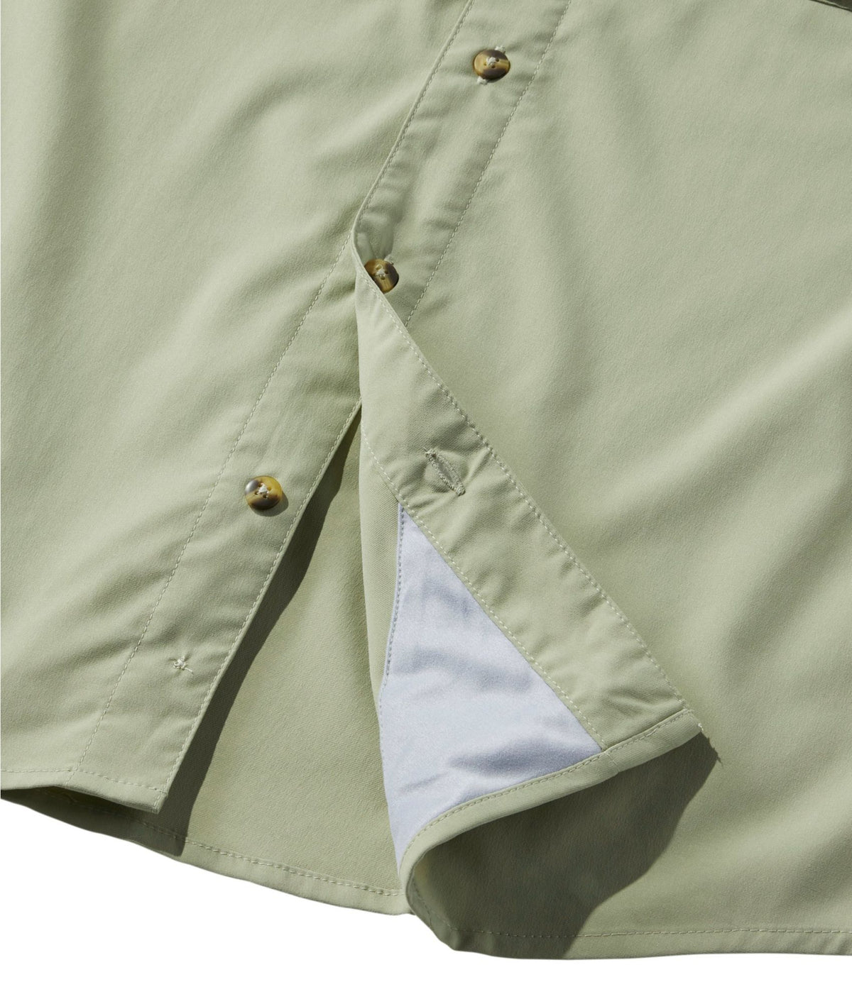 L.L.Bean Men's Tropicwear Shirt, Short-Sleeve Soft Blue