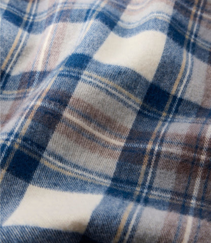 L.L.Bean Men's Scotch Plaid Flannel Shirt, Slim Fit Bean of Freeport Natural