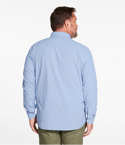 L.L.Bean Men's Comfort Stretch Performance® Shirt, Long-Sleeve, Slightly Fitted Untucked Fit Woodrose