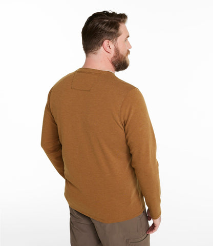 L.L.Bean Men's Mountainside Micro Waffle Henley Thyme
