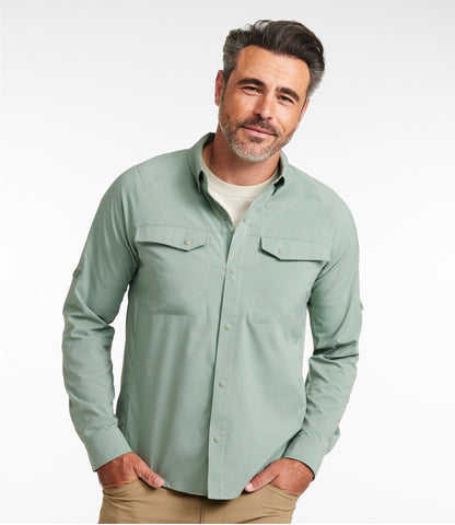 L.L.Bean Men's Tropicwear CoolPro Fishing Shirt, Long-Sleeve