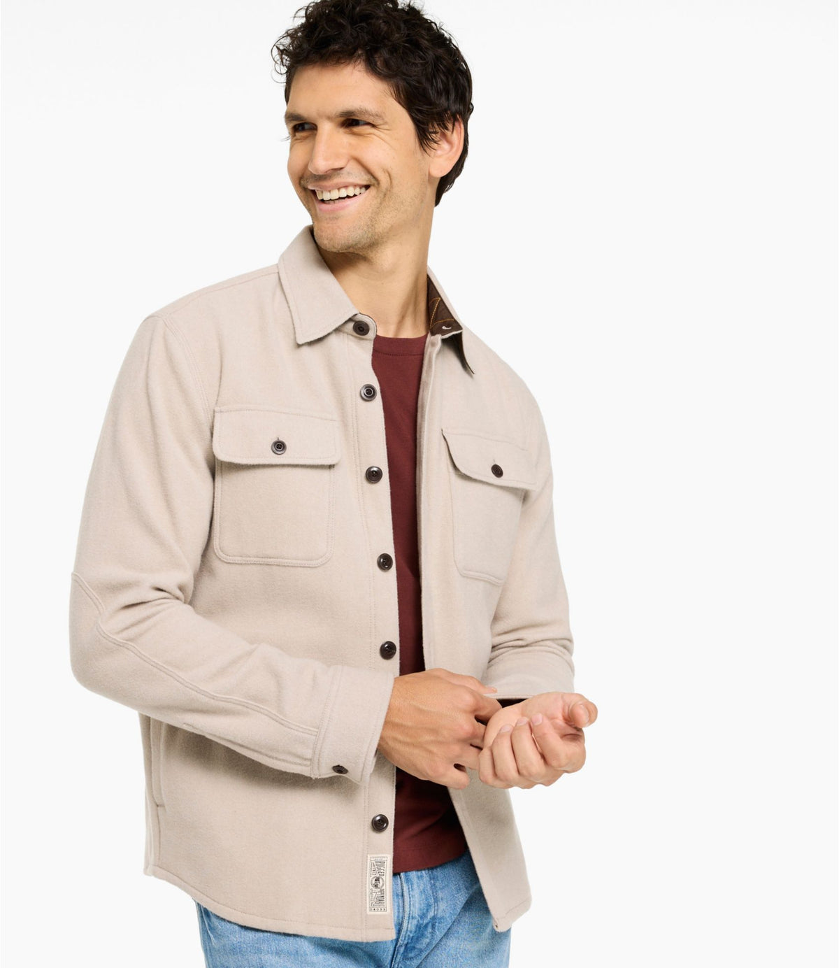 L.L.Bean Men's Signature Wool Workshirt Gray Heather