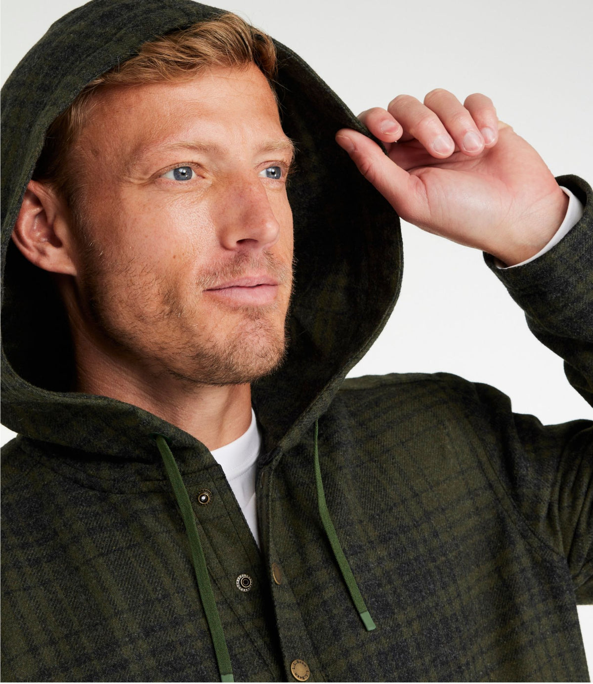 L.L.Bean Men's Maine Guide Wool Anorak Forest Shade