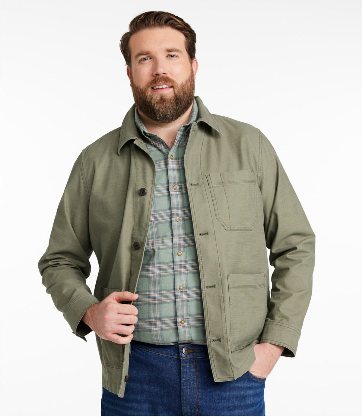 L.L.Bean Men's Field Trip Shirt Jac Sand Dune