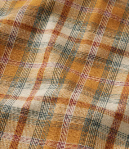 L.L.Bean Men's Katahdin Performance Flannel Shirt, Slightly Fitted Dark Bronze/Deep Rosewood