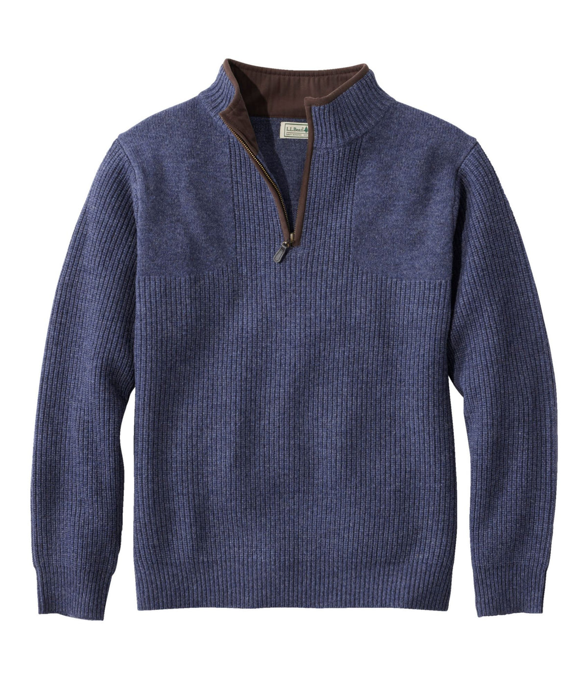 L.L.Bean Men's Waterfowl Sweater Carbon Navy