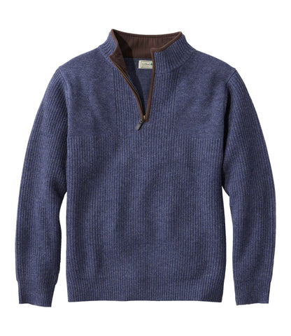 L.L.Bean Men's Waterfowl Sweater Carbon Navy