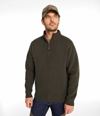 L.L.Bean Men's Waterfowl Sweater Carbon Navy