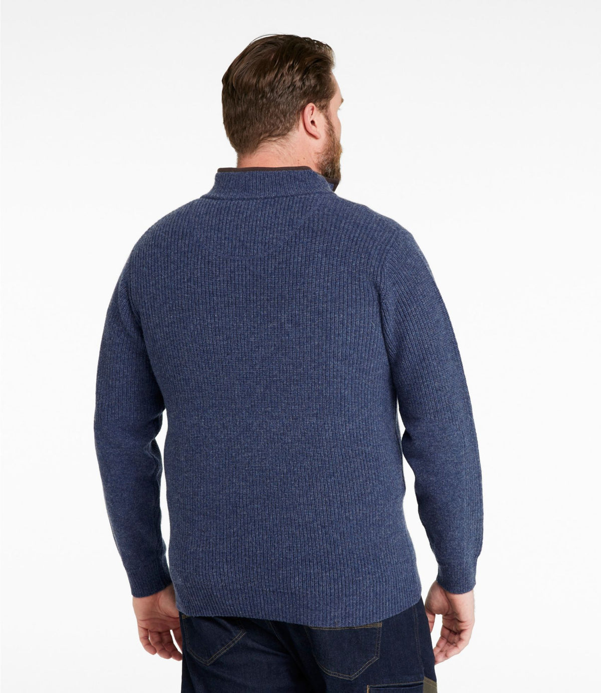 L.L.Bean Men's Waterfowl Sweater Carbon Navy