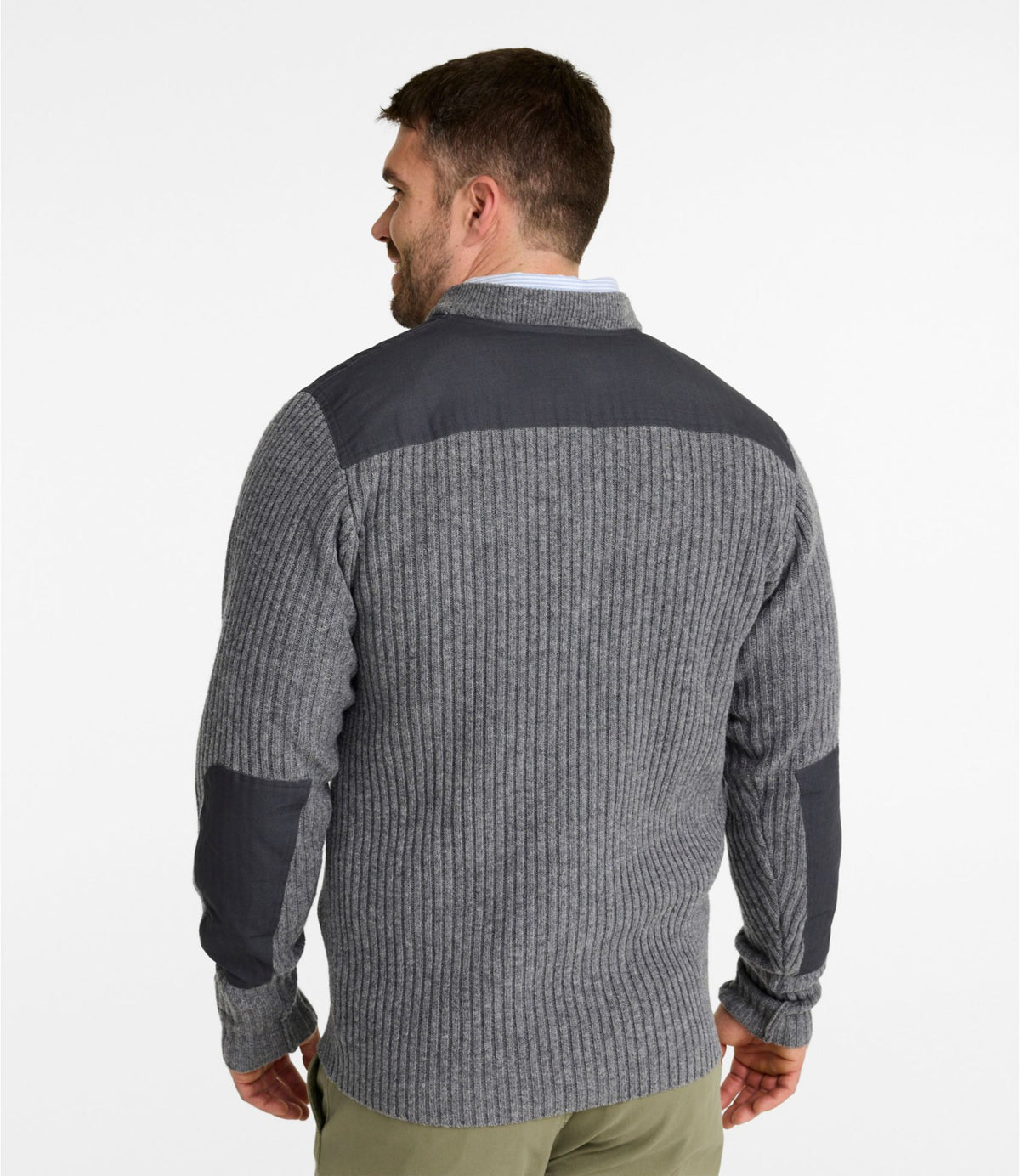 L.L.Bean Commando Sweater, Henley Sweaters for Men | L.L.Bean Bright Navy Heather