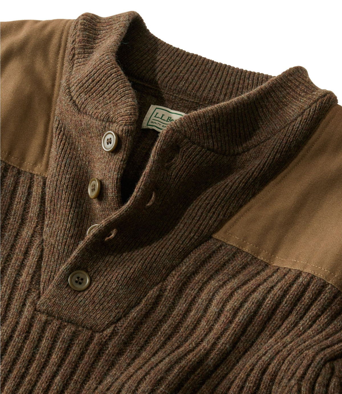 L.L.Bean Commando Sweater, Henley Sweaters for Men | L.L.Bean Bright Navy Heather