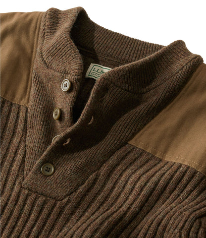 L.L.Bean Commando Sweater, Henley Sweaters for Men | L.L.Bean Bright Navy Heather