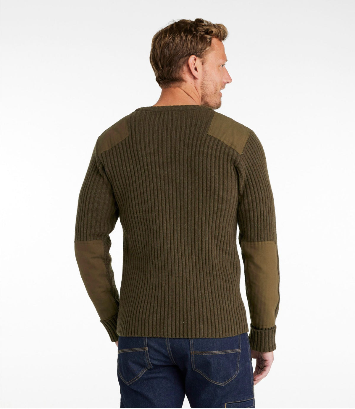 L.L.Bean Commando Sweater, Crewneck Sweaters for Men| L.L.Bean Gray Heather