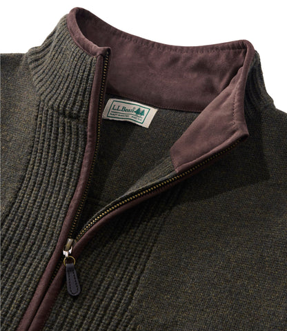 L.L.Bean Men's Waterfowl Sweater Vest Carbon Navy