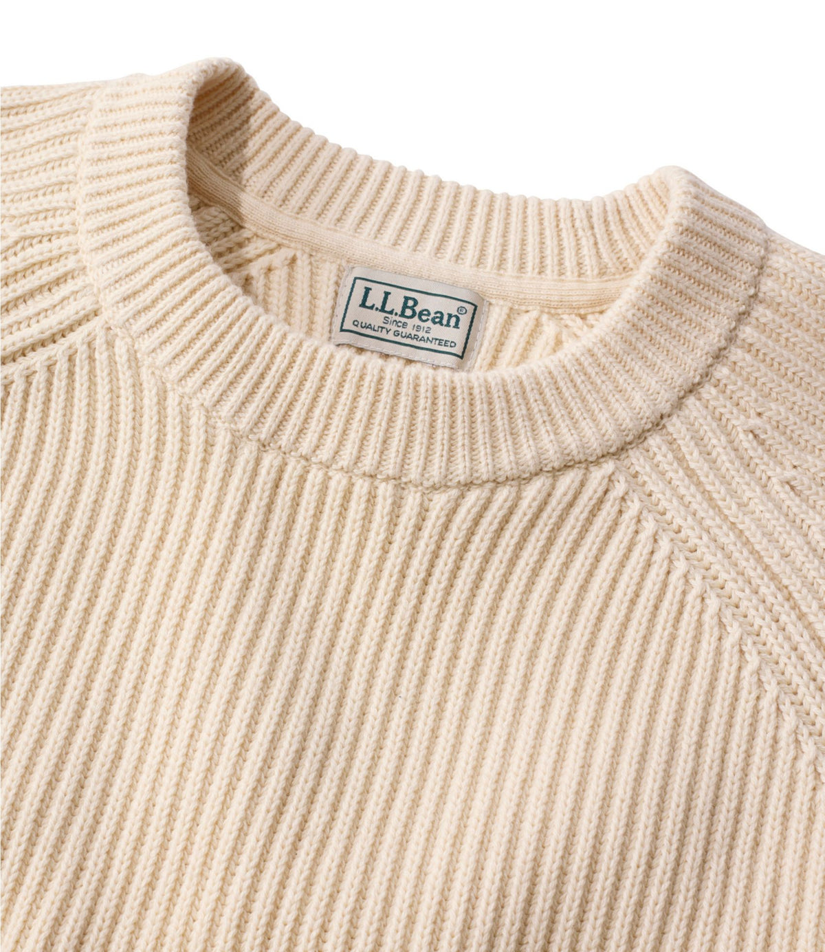 L.L.Bean Men's Mariner Rib Crew Sweater Dark Bronze