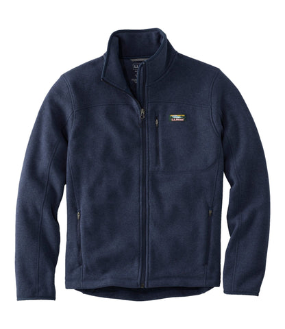 L.L.Bean Men's L.L.Bean Sweater Fleece Full-Zip Jacket Bright Navy
