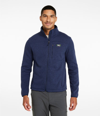 L.L.Bean Men's L.L.Bean Sweater Fleece Full-Zip Jacket Bright Navy