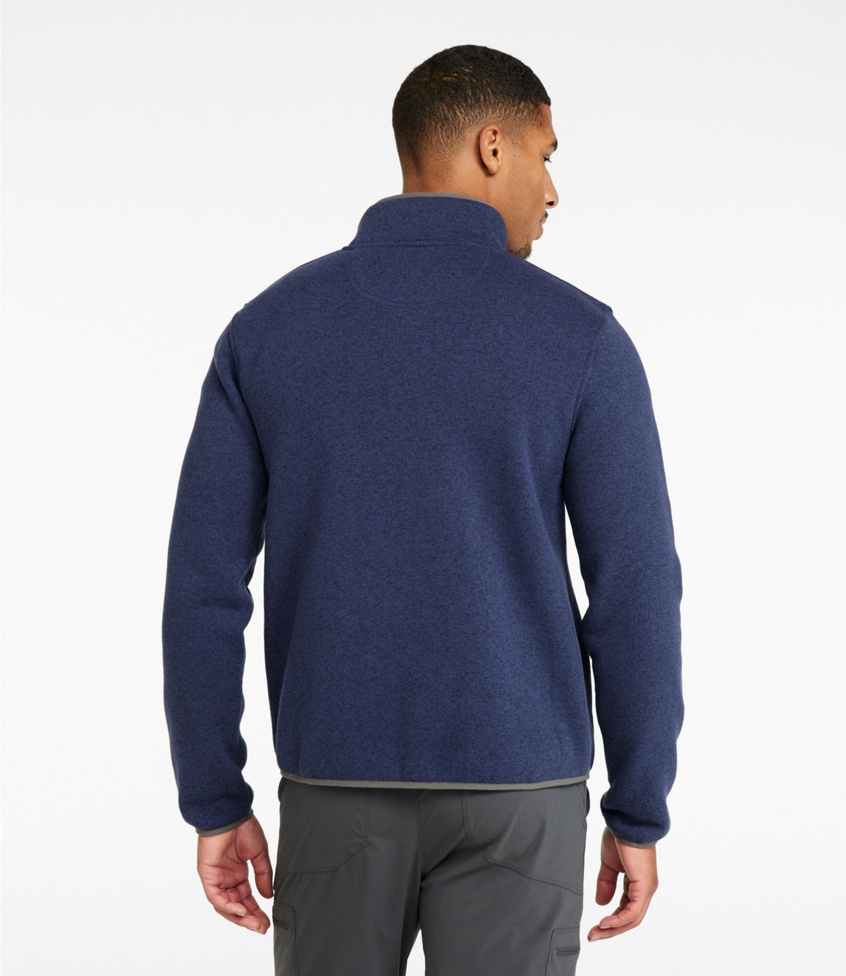 L.L.Bean Men's L.L.Bean Sweater Fleece Pullover Bright Navy