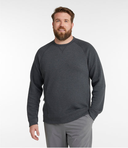 L.L.Bean Men's Ridgeknit Pullover, Crewneck Balsam