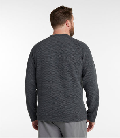 L.L.Bean Men's Ridgeknit Pullover, Crewneck Balsam