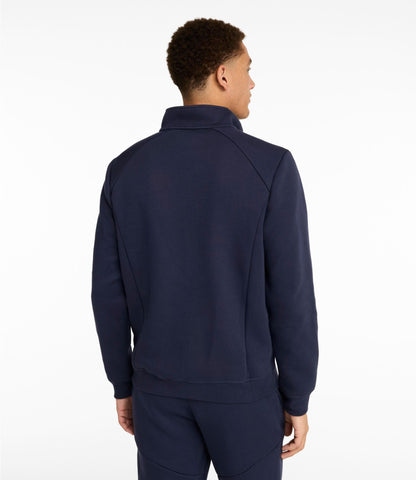 L.L.Bean Men's Multisport Lifestyle Sweatshirt, Full-Zip Midnight Black