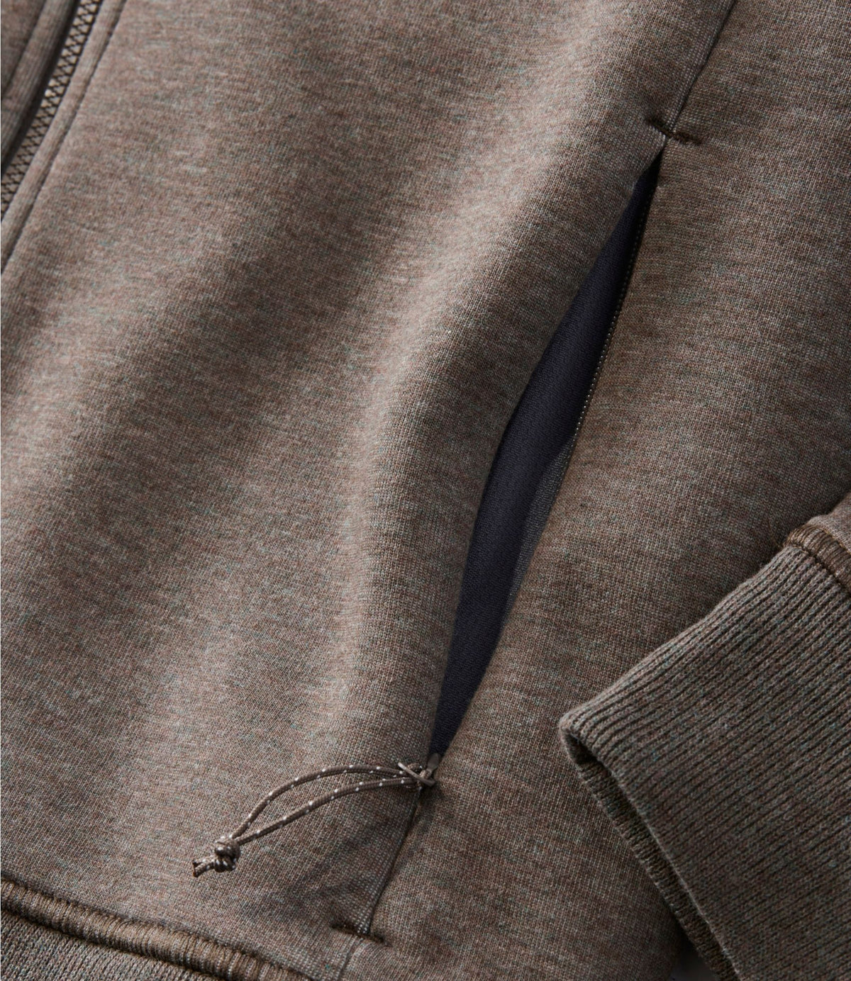 L.L.Bean Men's Multisport Lifestyle Sweatshirt, Full-Zip Midnight Black