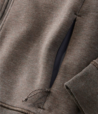 L.L.Bean Men's Multisport Lifestyle Sweatshirt, Full-Zip Midnight Black