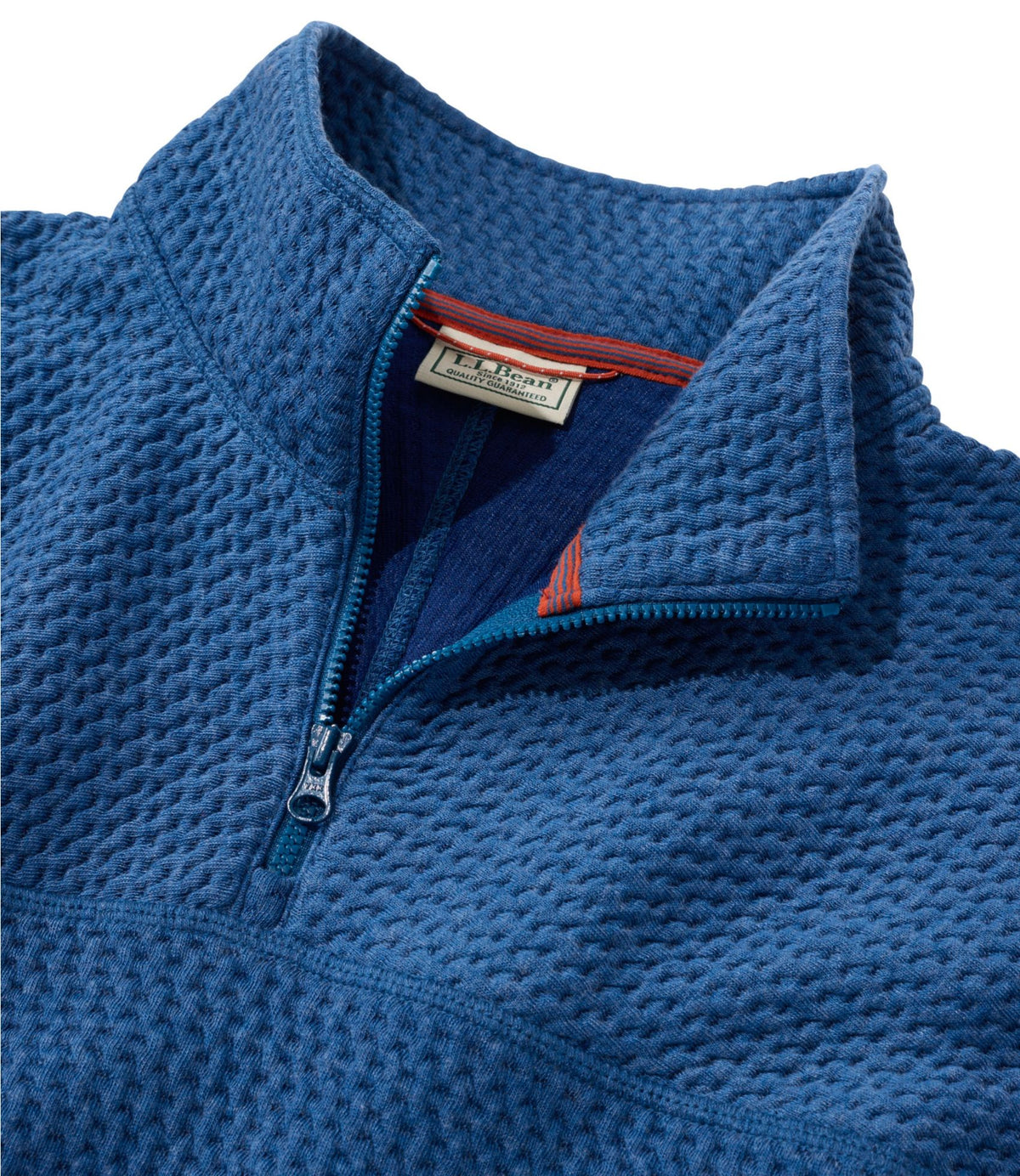 L.L.Bean Men's Ridgeknit Pullover, Quarter-Zip Dark Cinder