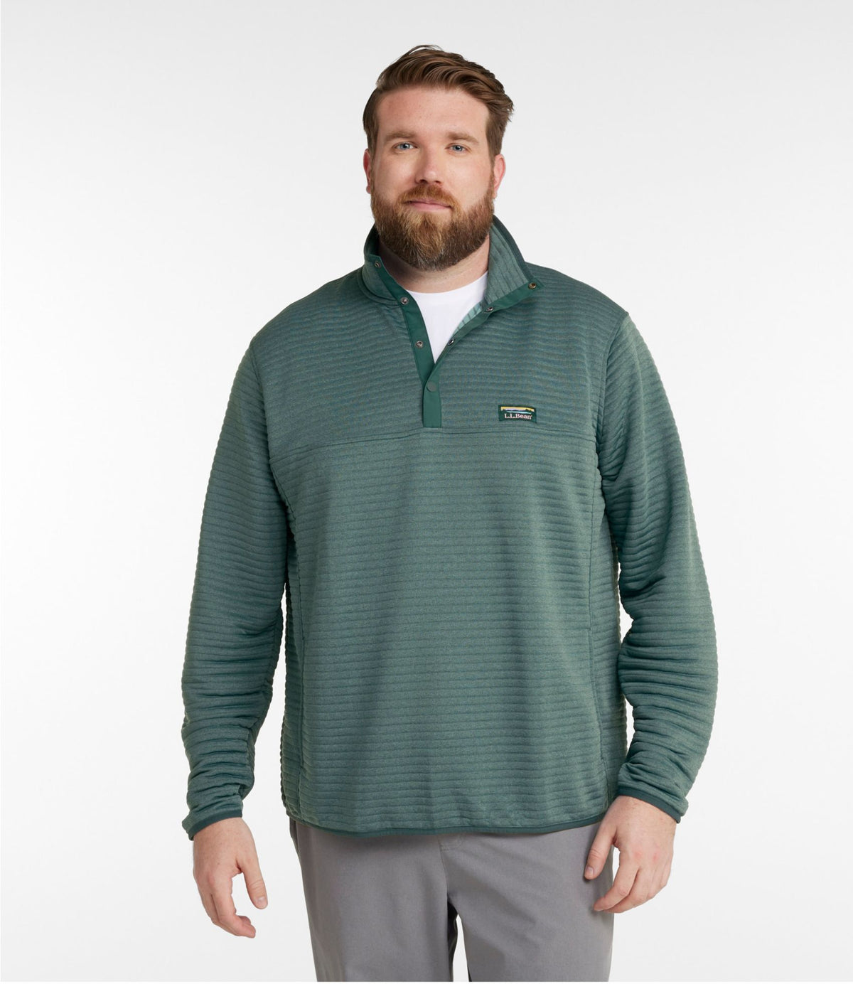 L.L.Bean Men's Airlight Knit Pullover Deep Blue