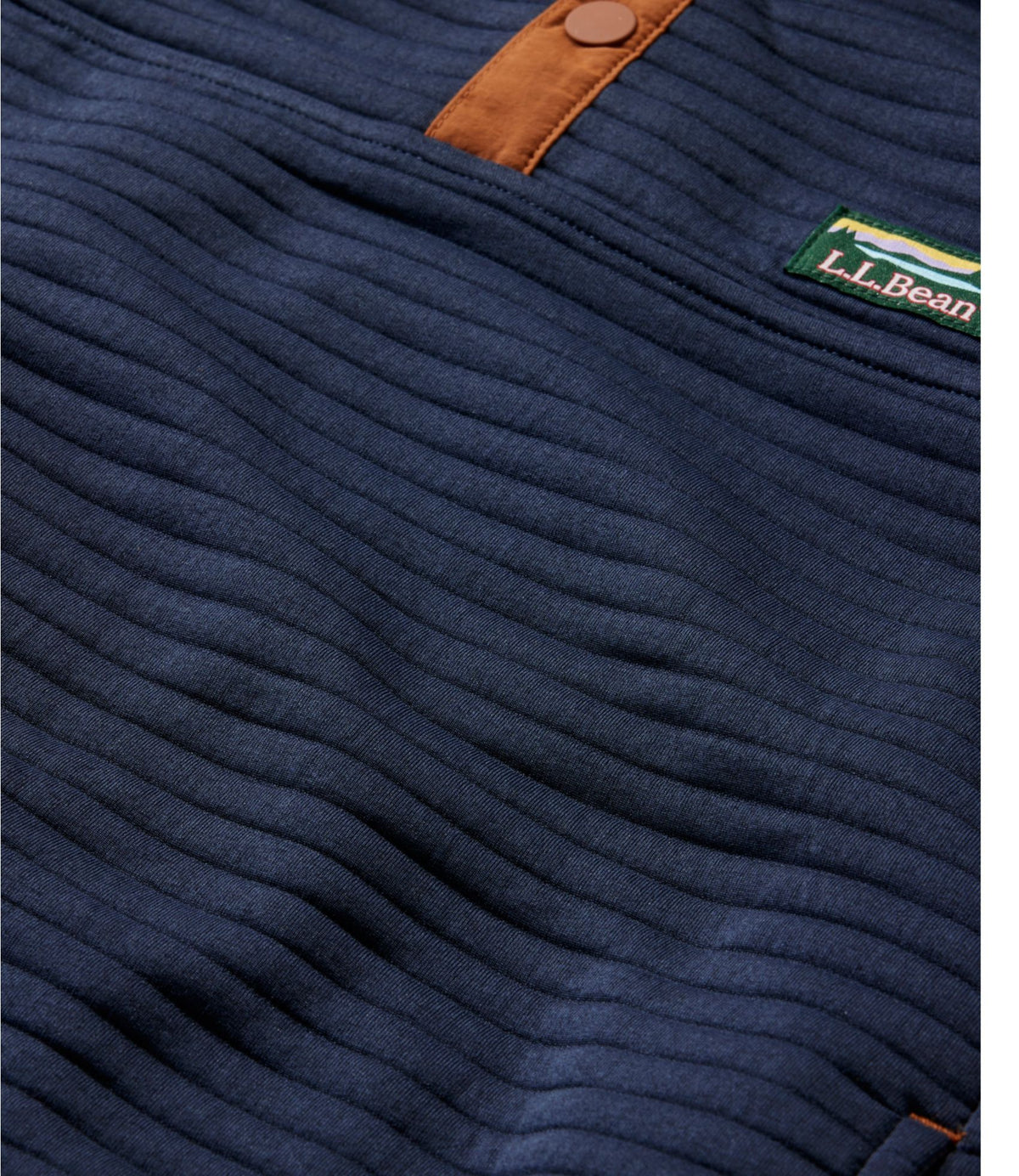 L.L.Bean Men's Airlight Knit Pullover Deep Blue