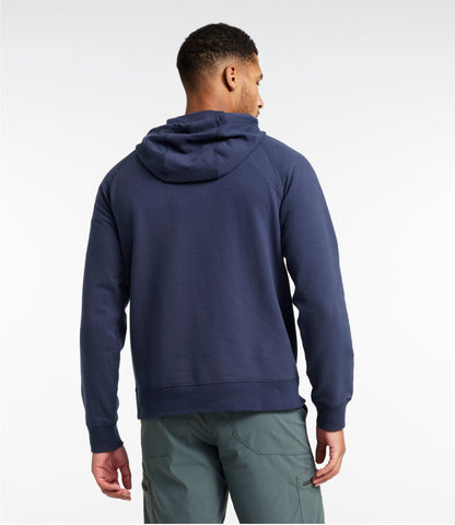 L.L.Bean Men's Bean's Comfort Camp Hoodie, Graphic Iron Mountain Colorbars