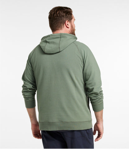 L.L.Bean Men's Bean's Comfort Camp Hoodie, Graphic Iron Mountain Colorbars