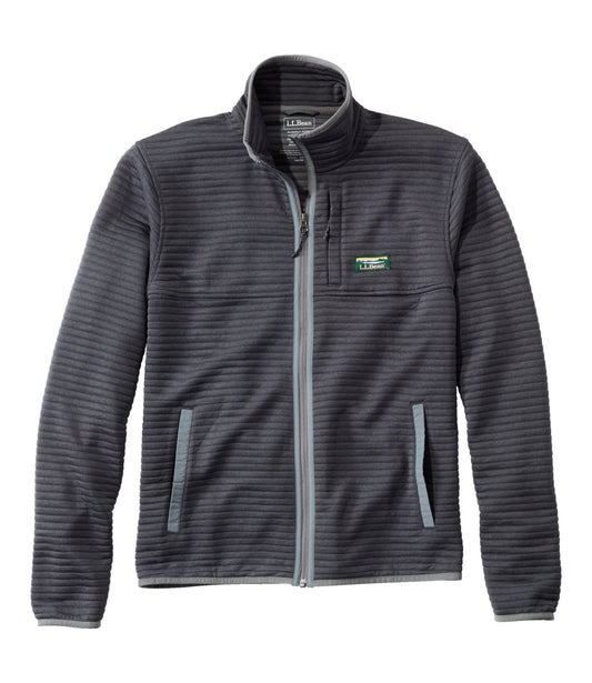 L.L.Bean Men's Airlight Knit Full-Zip Alloy Gray