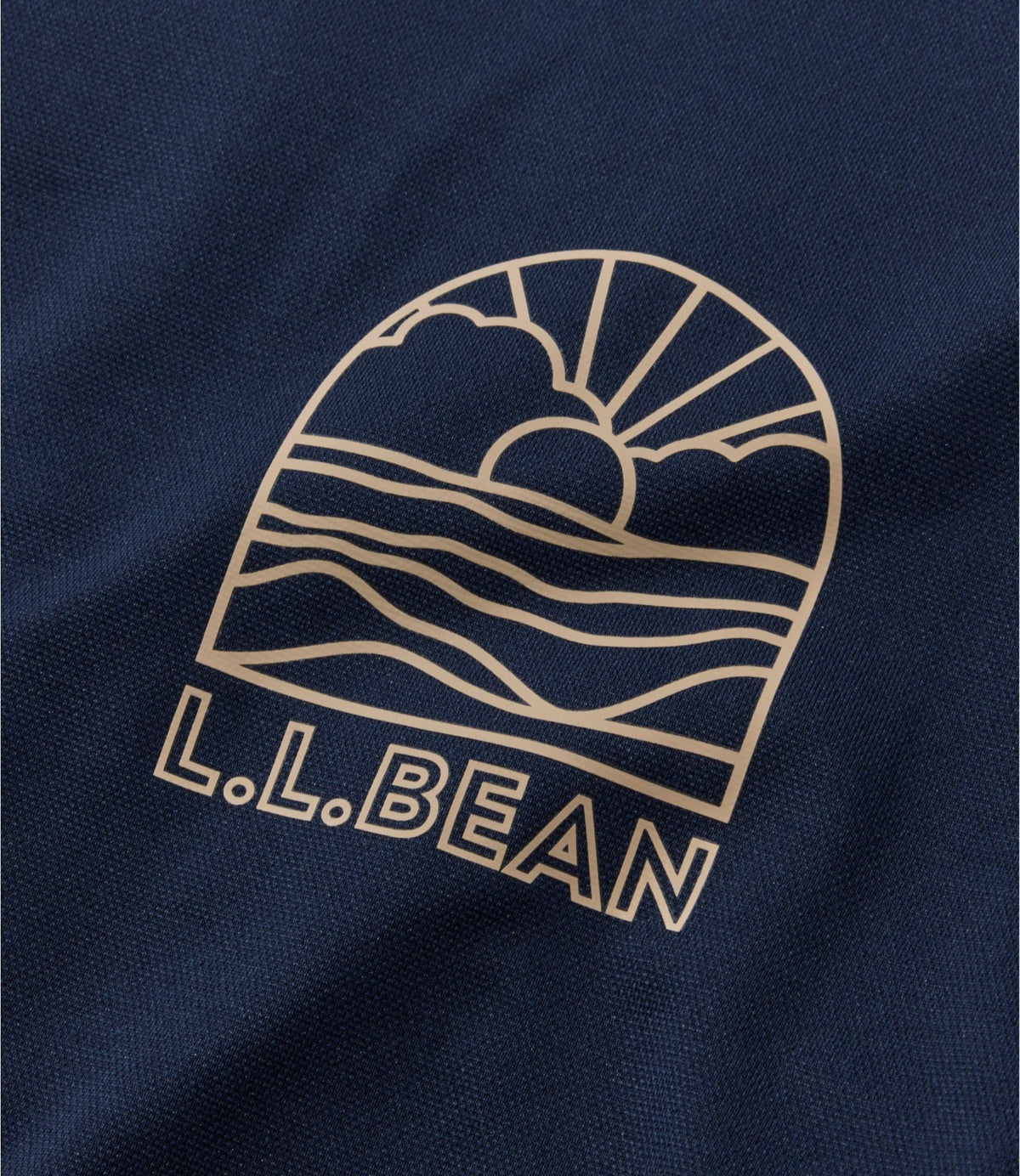 L.L.Bean Men's Bold Coast Lifestyle Tee, Long-Sleeve Hooded Graphic