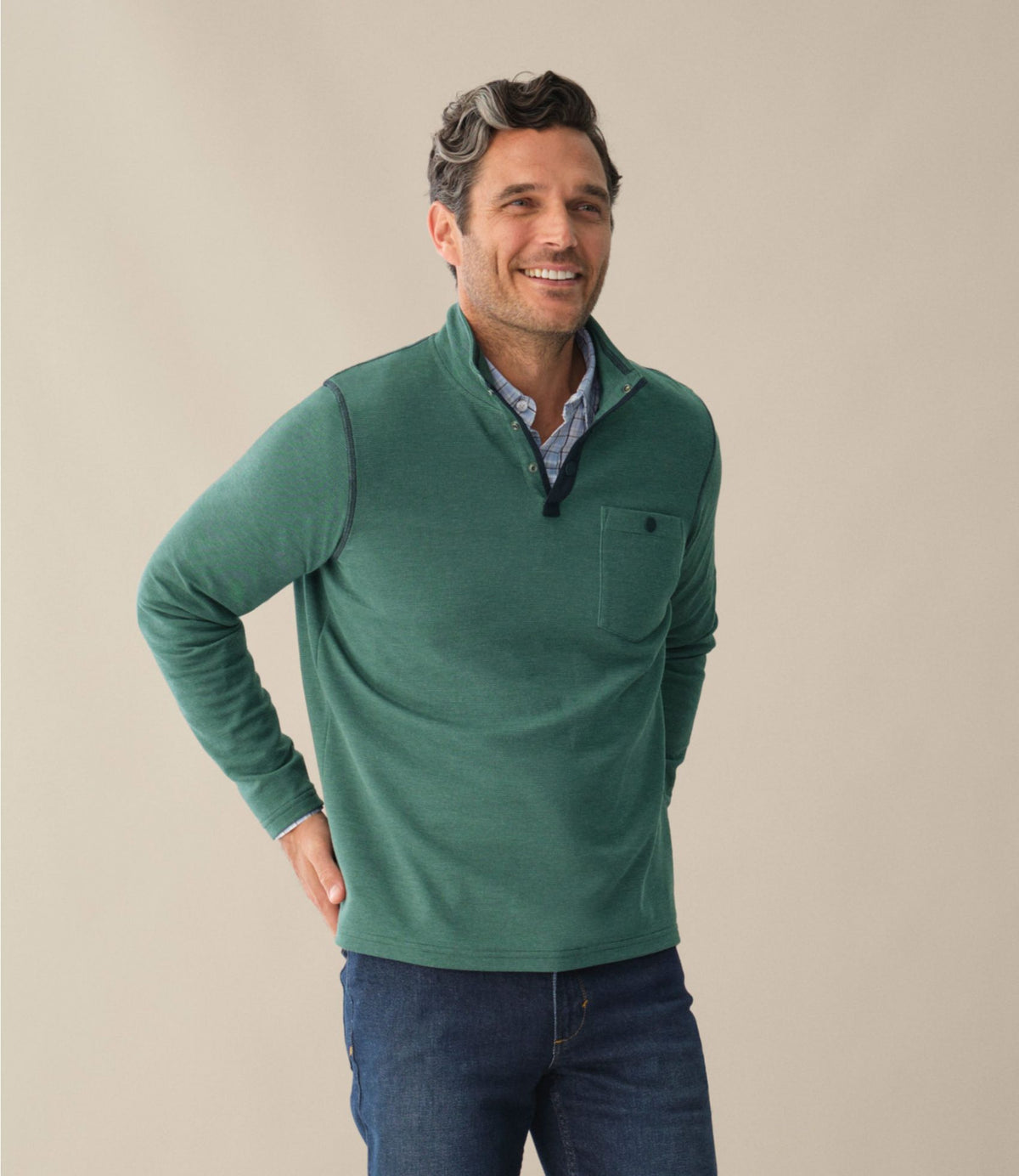 L.L.Bean Men's Bold Coast Pullover
