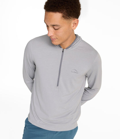 L.L.Bean Men's SunSmart® Coolpro Half Zip Hoodie