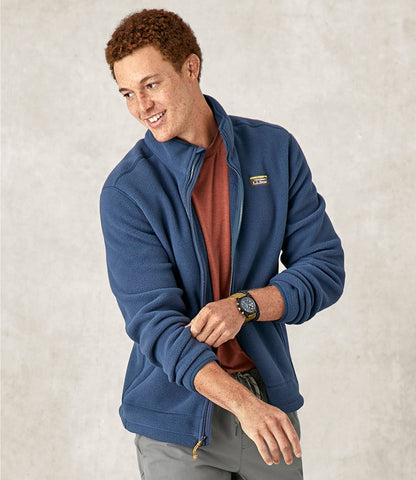 L.L.Bean Men's Mountain Classic Fleece Jacket Shadow Green