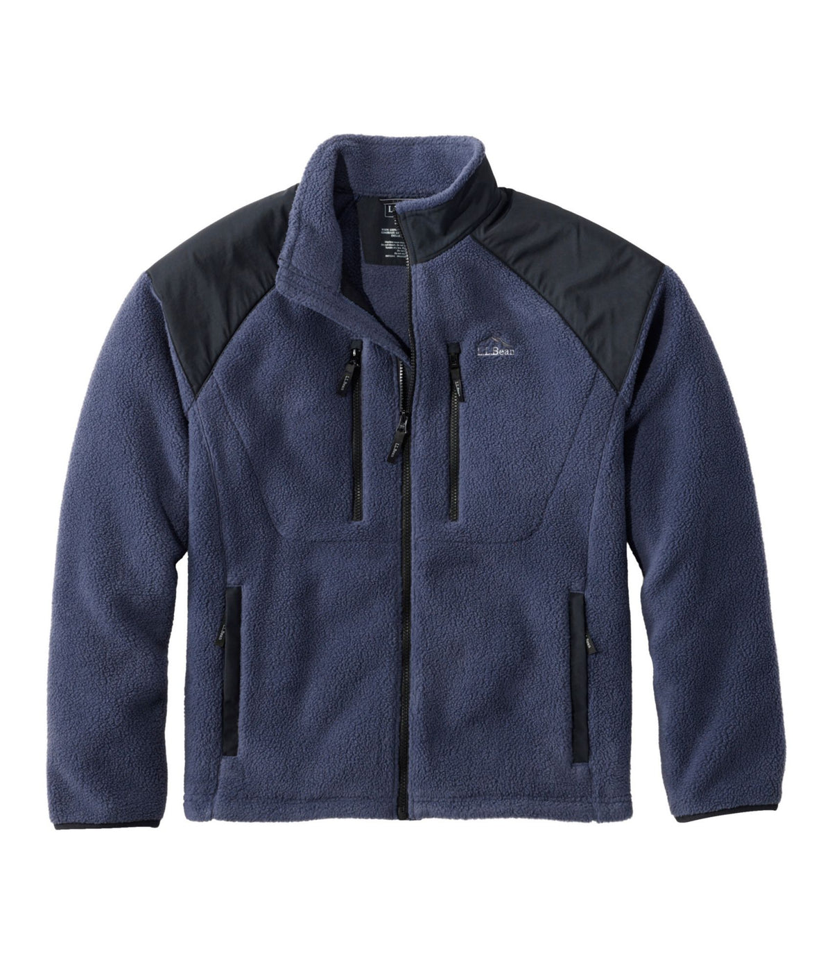 L.L.Bean Men's All-Conditions Fleece Jacket Carbon Navy