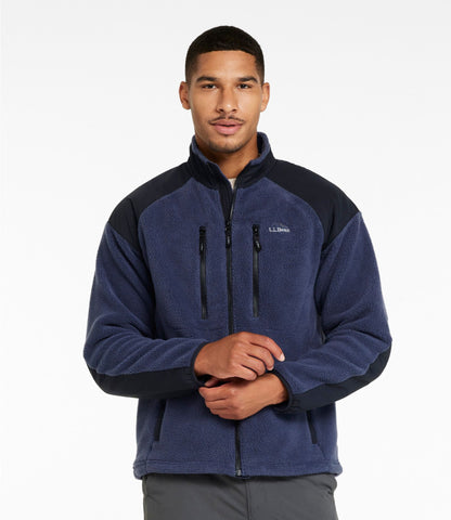 L.L.Bean Men's All-Conditions Fleece Jacket Carbon Navy