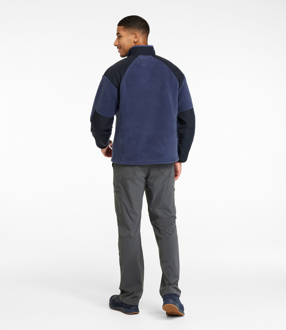 L.L.Bean Men's All-Conditions Fleece Jacket Carbon Navy