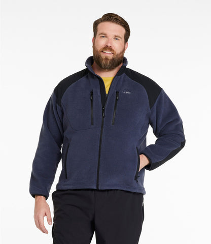 L.L.Bean Men's All-Conditions Fleece Jacket Carbon Navy