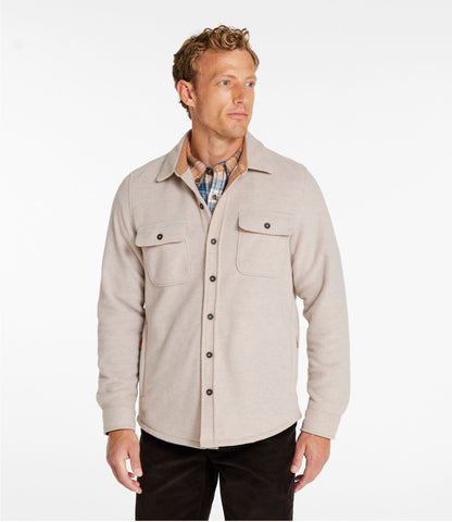 L.L.Bean Men's Bean's Mariner Fleece Shirt Dark Navy