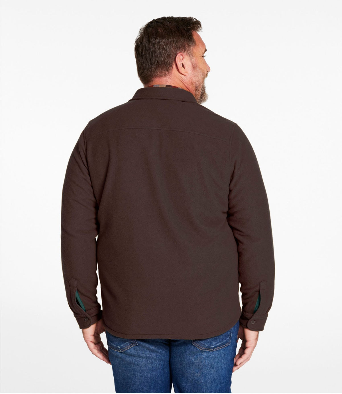 L.L.Bean Men's Bean's Mariner Fleece Shirt Dark Navy