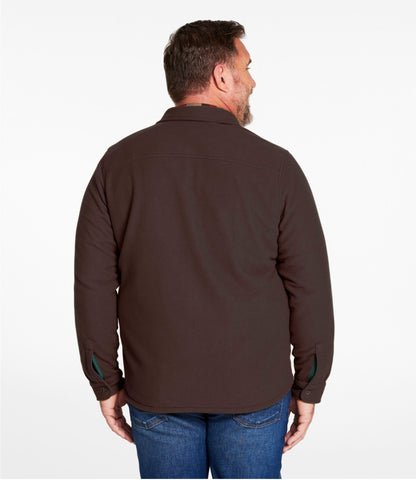 L.L.Bean Men's Bean's Mariner Fleece Shirt Dark Navy
