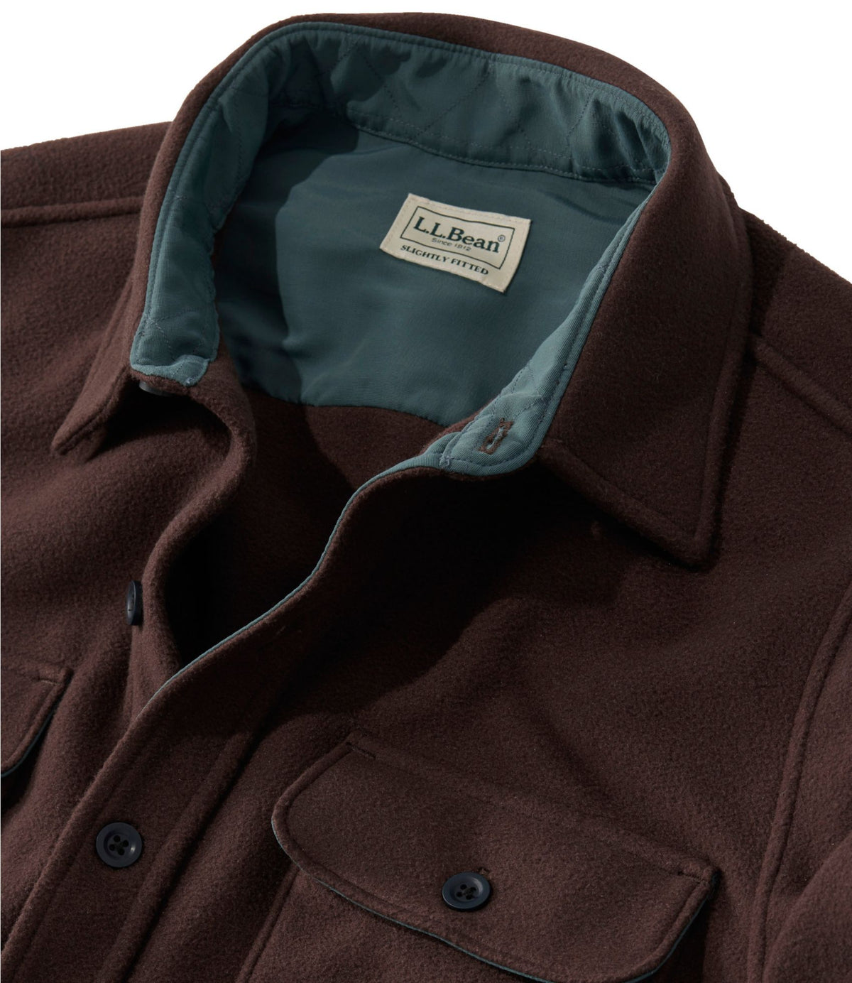 L.L.Bean Men's Bean's Mariner Fleece Shirt Dark Navy