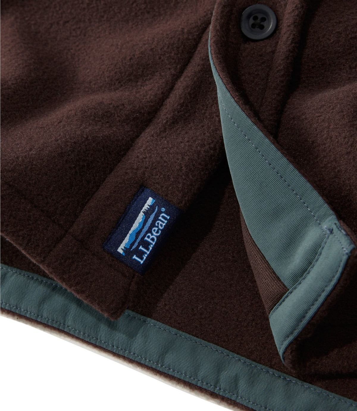 L.L.Bean Men's Bean's Mariner Fleece Shirt Dark Navy