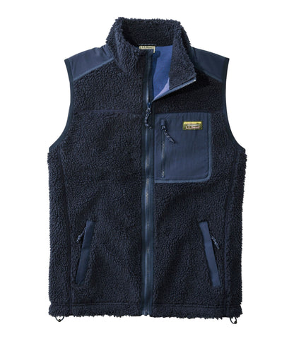 L.L.Bean Men's Bean's Sherpa Vest Classic Navy