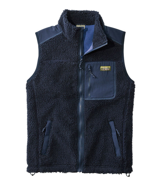 L.L.Bean Men's Bean's Sherpa Vest Classic Navy