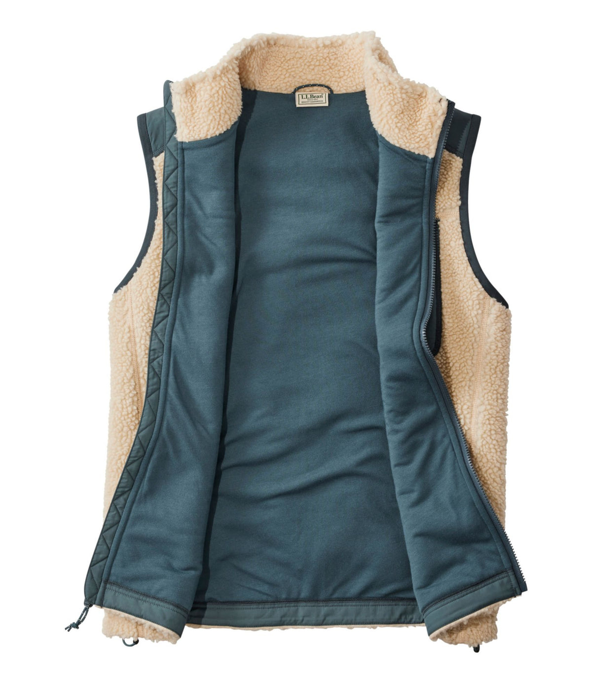 L.L.Bean Men's Bean's Sherpa Vest Classic Navy